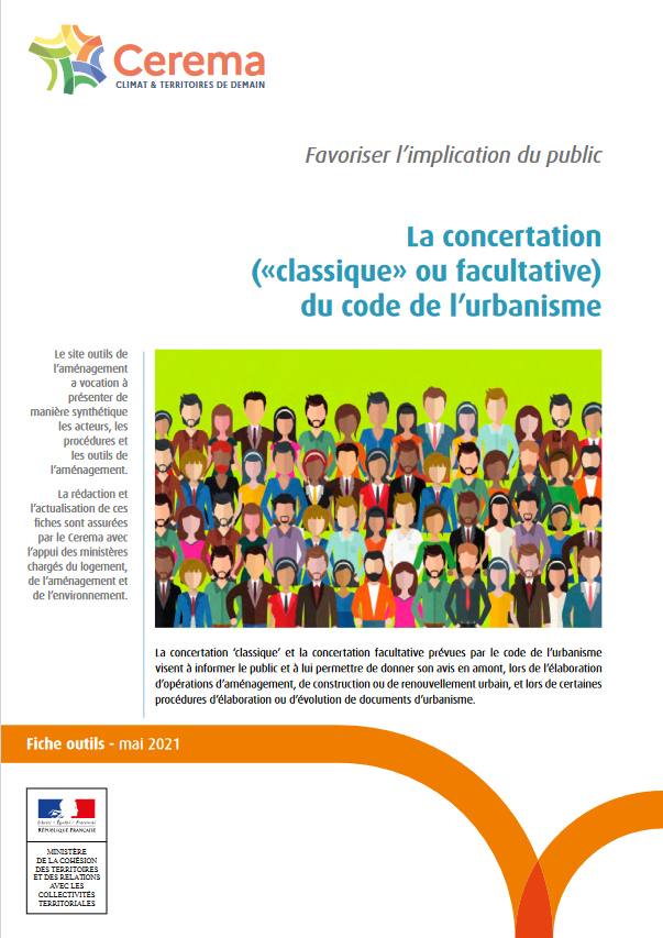 La Concertation Classique Ou Facultative Du Code De Lurbanisme